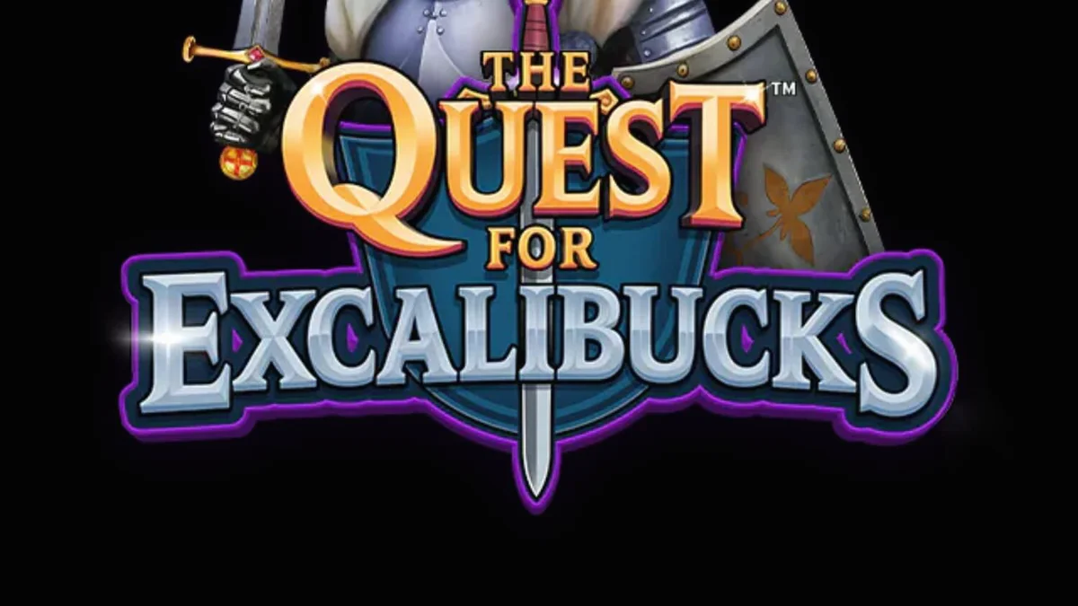 Pemandangan benteng abad pertengahan dalam slot The Quest for Excalibucks